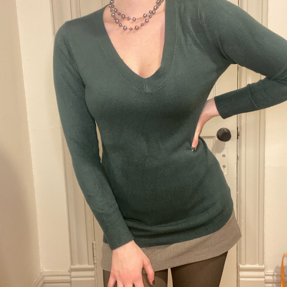 Croft & Barrow Forest Green Knit Sweater
